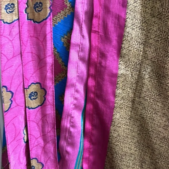 Repurposed sari wrap skirt - Picture 7 of 10